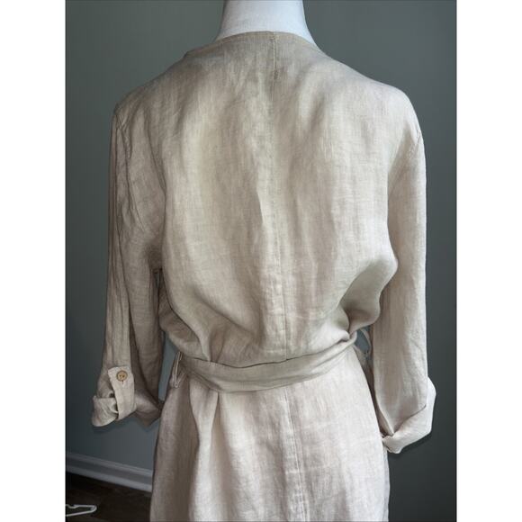 Alessia Pacini Linen Cardigan Wrap Size Medium Made In Italy - Picture 4 of 13